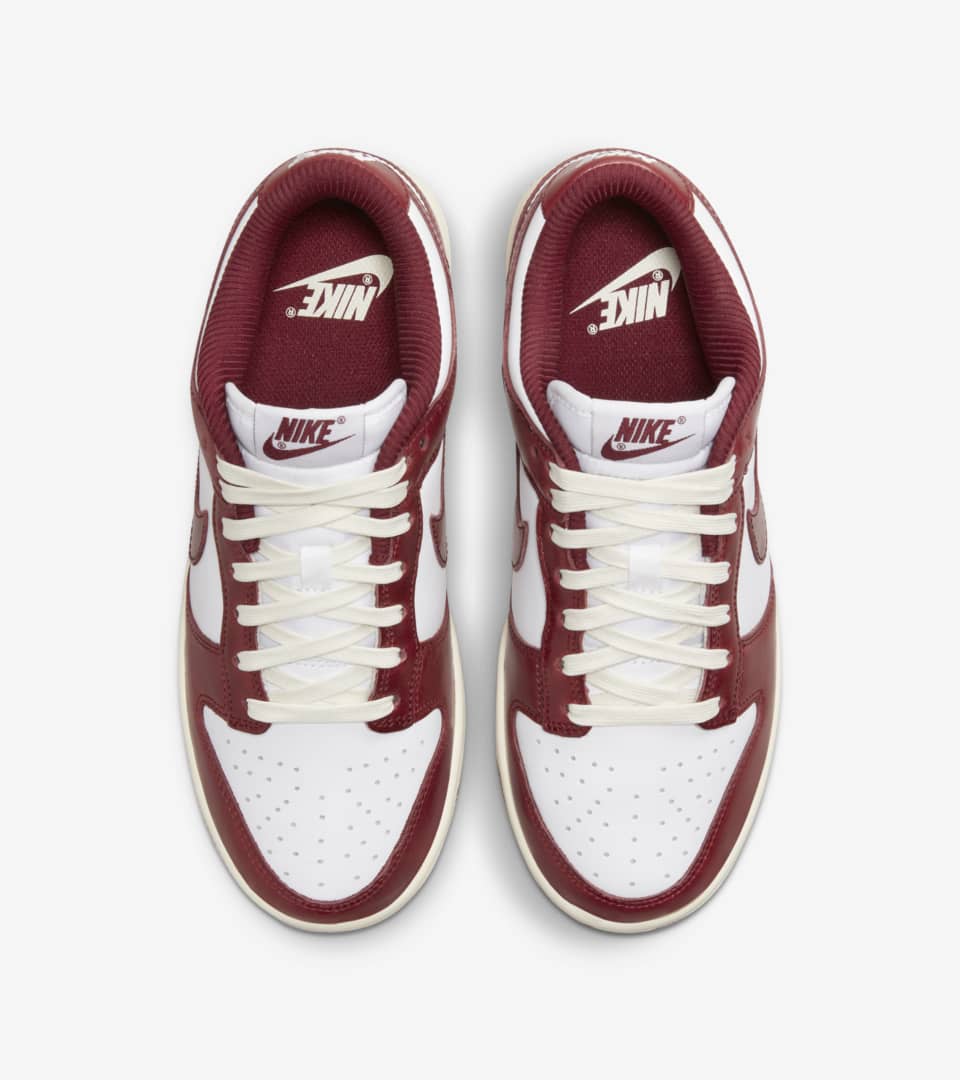 NIKE Dunk Low PRM Team Red and White